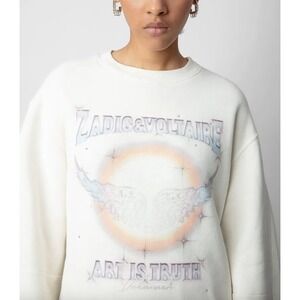 ZADIG & VOLTAIRE Otilia Compo Concert‎ Graphic Sweatshirt In Sugar